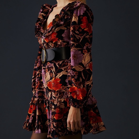 Anthropologie Pilcro Tiered Corduroy Dress - Picture 3 of 5